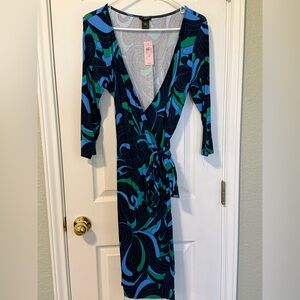 Ann Taylor Wrap Dress Petite